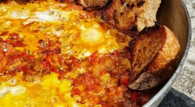 Ovos rancheiros apimentados