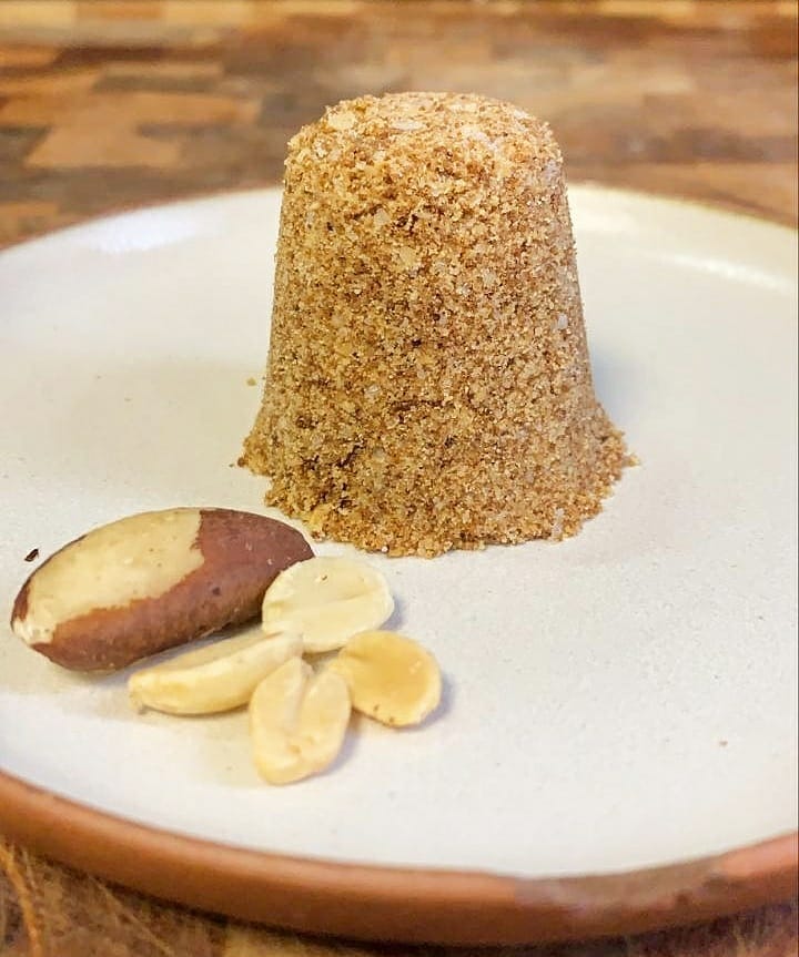 Paçoca de castanha-de-caju e amendoim