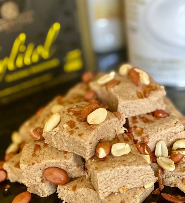 Paçoquinha fit proteica