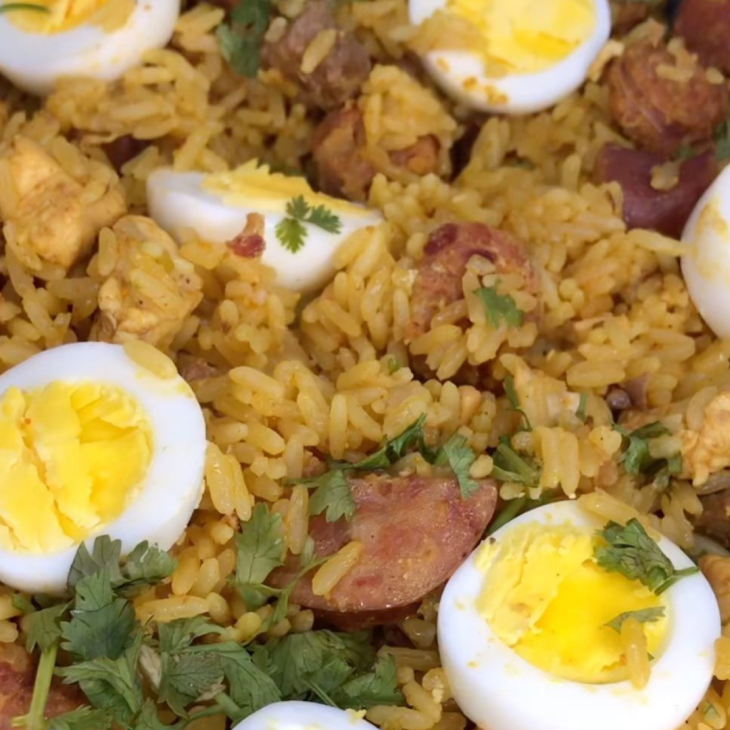 Paella caipira fácil