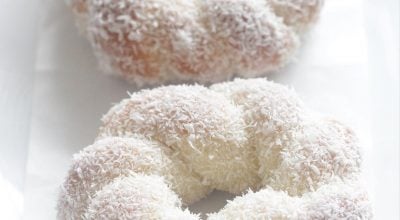 Pãezinhos de leite condensado com coco