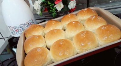 Pãezinhos de requeijão cremoso