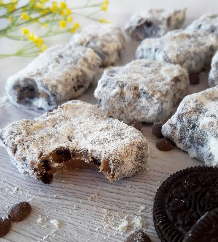 Palha italiana de café com Oreo