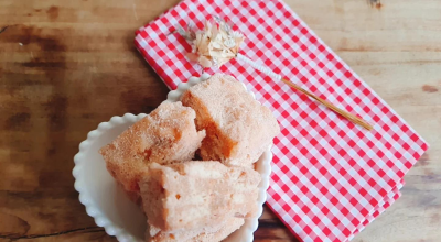 Palha italiana de doce de leite