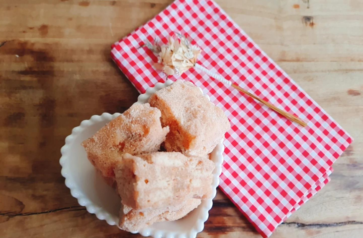 Palha italiana de doce de leite