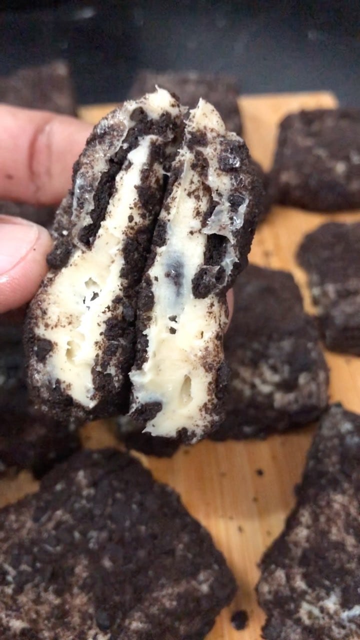 Palha italiana de mini Oreo