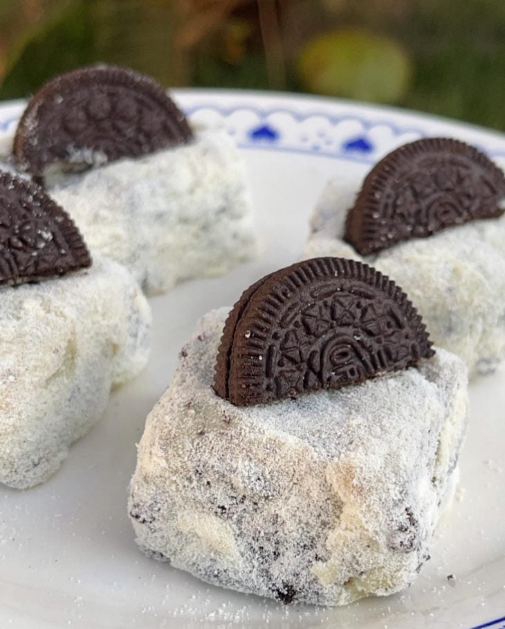 Palha italiana de Ninho com Oreo