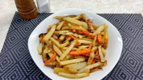 Palitos de legumes crocantes