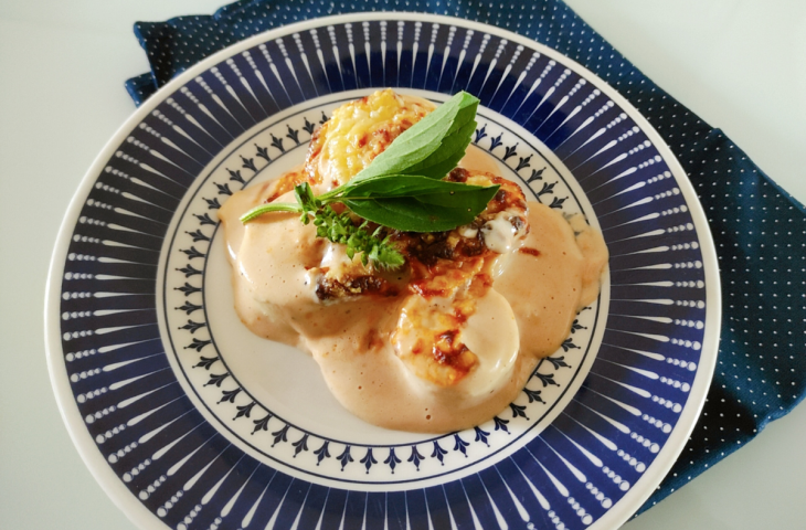 Palmito gratinado fácil