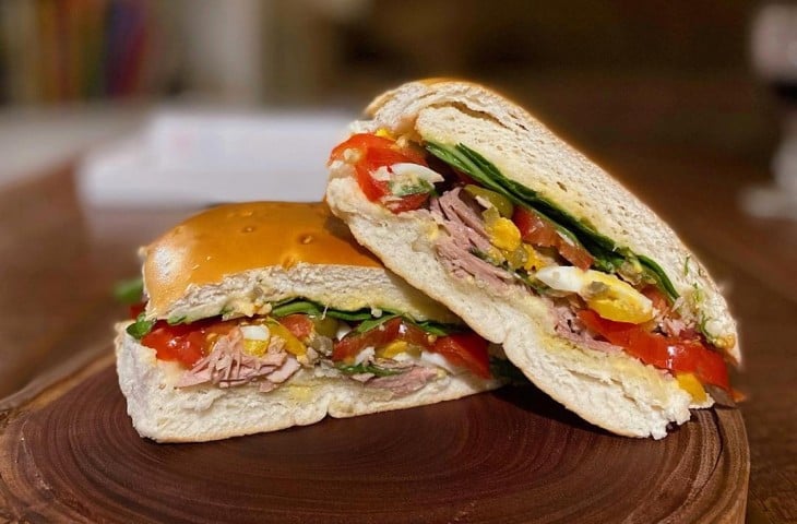 Pan bagnat francês simples