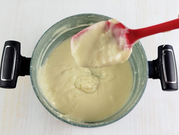 Creme no ponto correto.