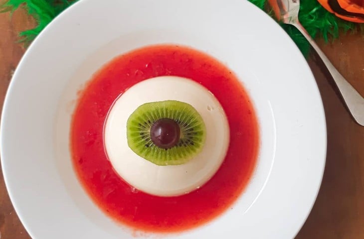 Panna cotta de olho sangrento