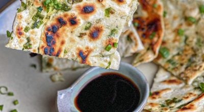 Panqueca chinesa vegana