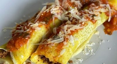 Panqueca com açafrão