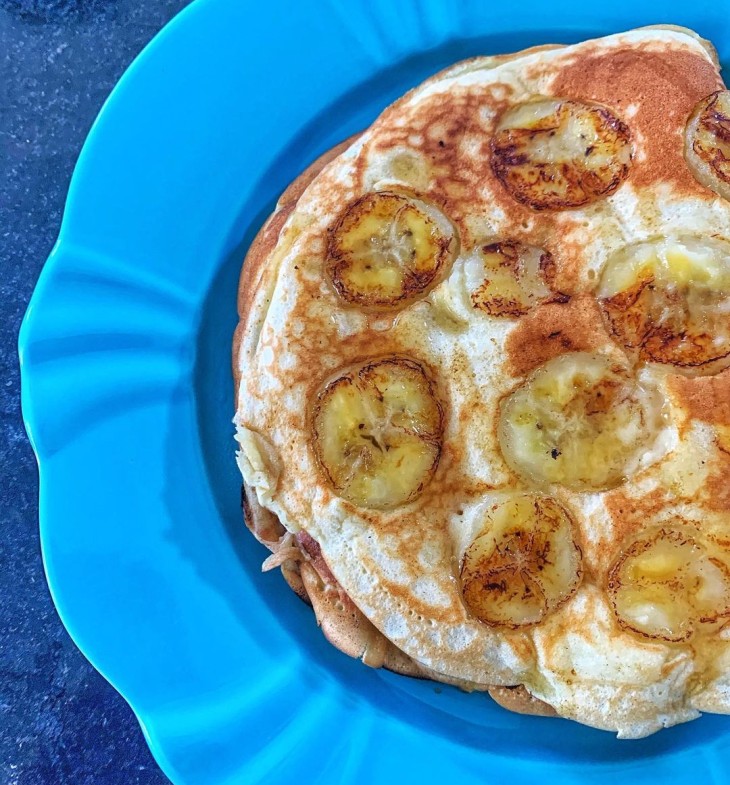 Panqueca com banana