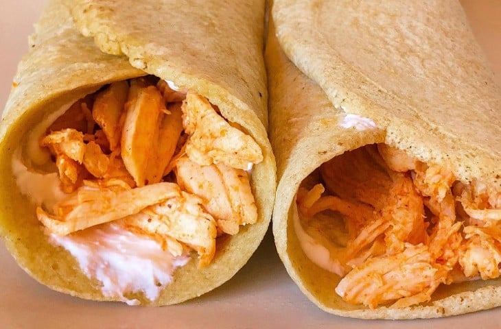 Panqueca de aveia salgada