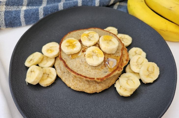 Panqueca de banana fit com aveia