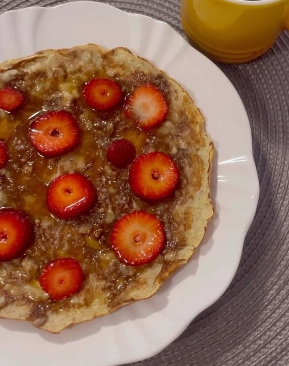 Panqueca de banana proteica