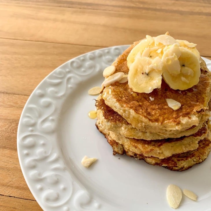 Panqueca de banana saudável