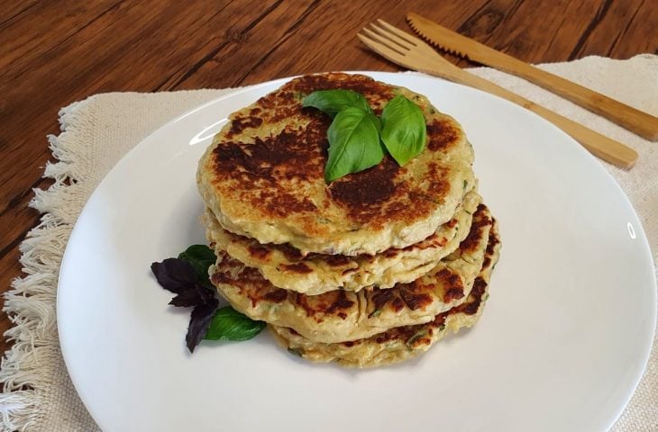 Panqueca de batata-doce com aveia