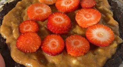 Panqueca de cacau vegana