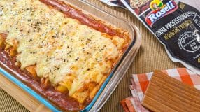 Panqueca de forno com molho cremoso