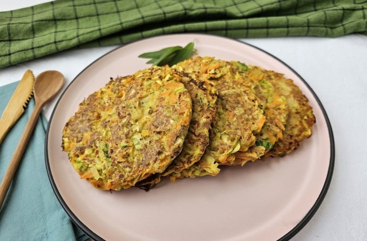 Panqueca de legumes fácil