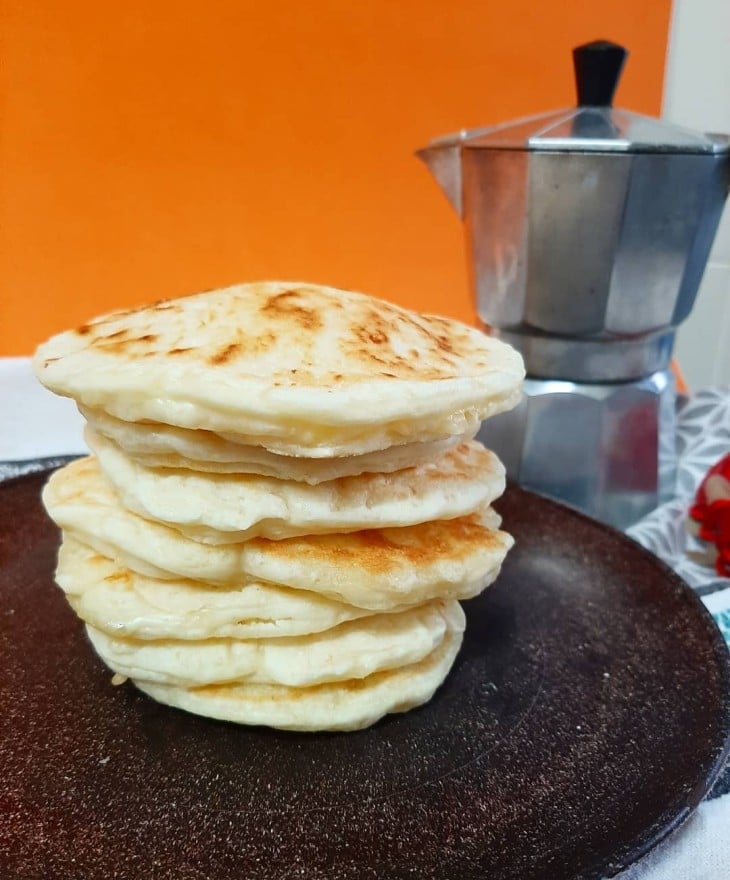 Panqueca de pao de queijo