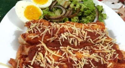 Panqueca de tomate e ricota