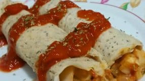 Panqueca vegana de palmito