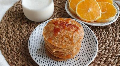 Panquecas de amêndoas e coco