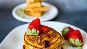 Panquecas de cenoura fit