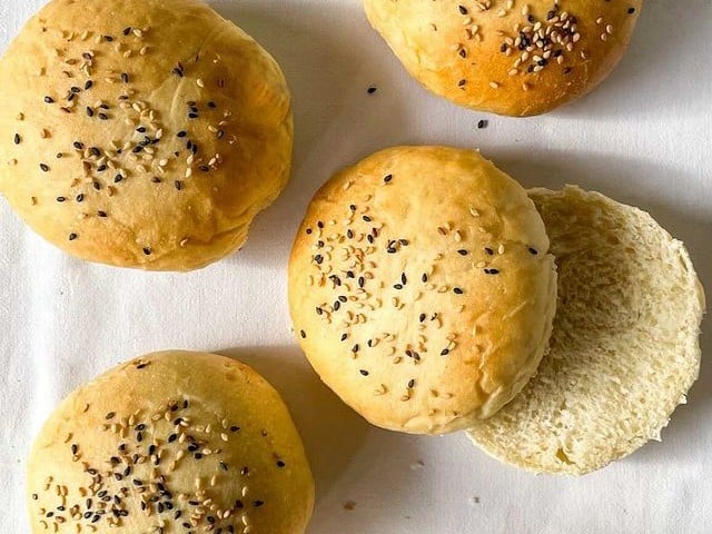 Pão brioche vegano