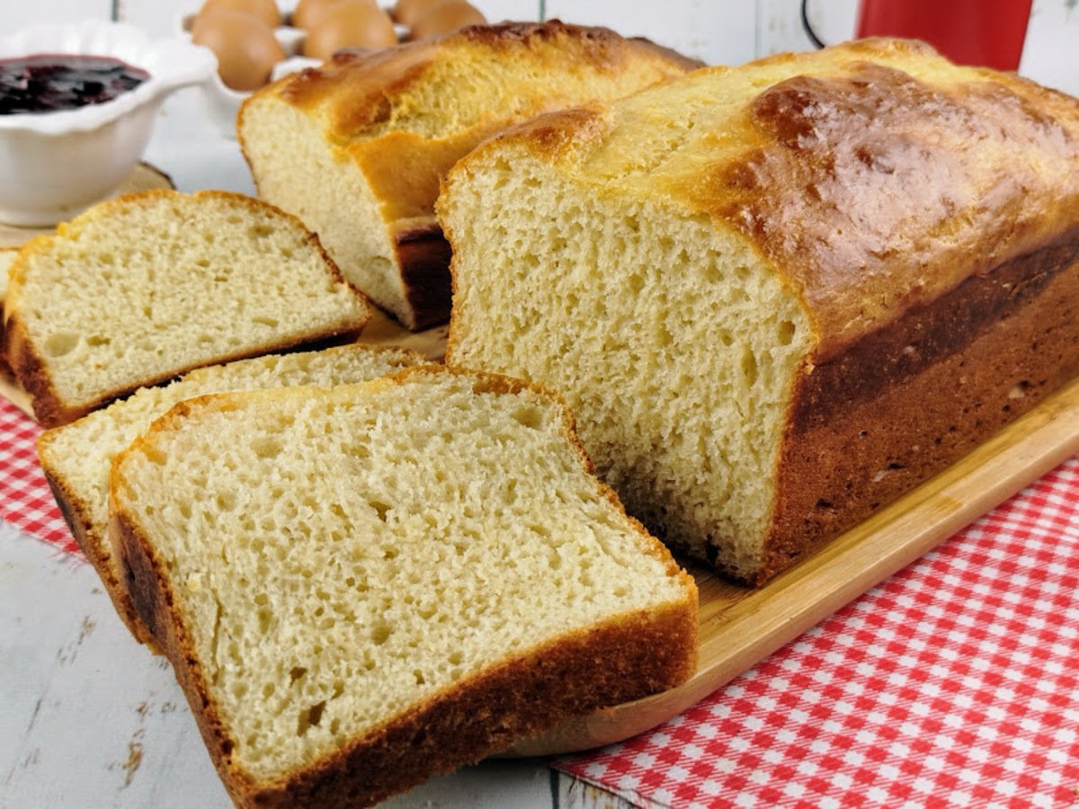 Pão caseiro de liquidificador