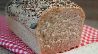 Pão caseiro nutritivo sem açúcar