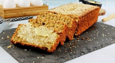 Pão caseiro nutritivo sem açúcar