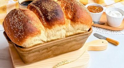 Pão caseiro simples