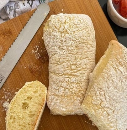 Pão ciabatta