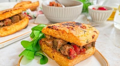 Pão com carne