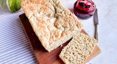 Pão com farinha de aveia