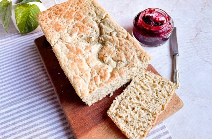 Pão com farinha de aveia