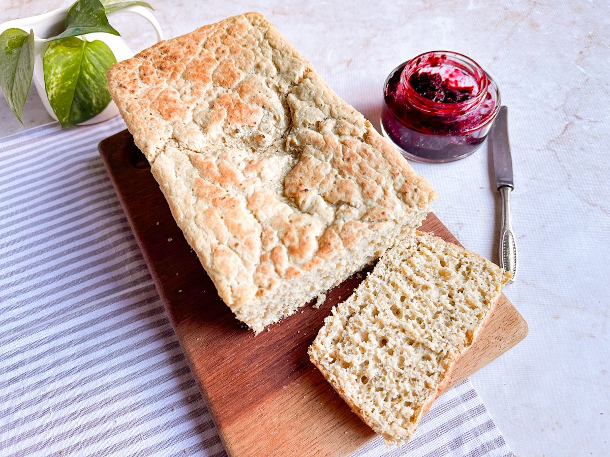Pão com farinha de aveia