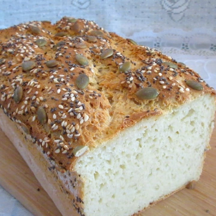 Pão com farinha de quinoa sem glúten