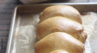 Pão com fermento de bolo
