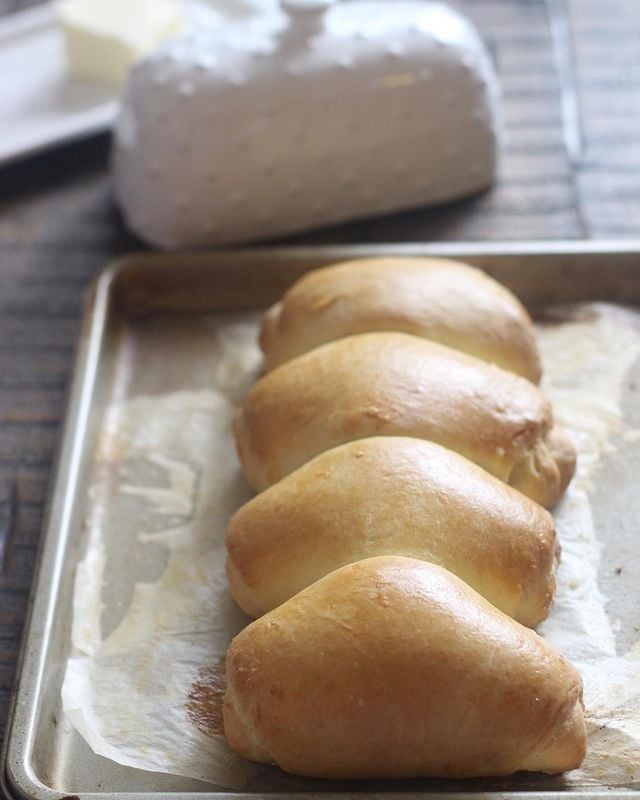 Pão com fermento de bolo