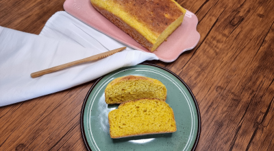Pão de abóbora vegano