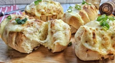 Pão de alho na air fryer