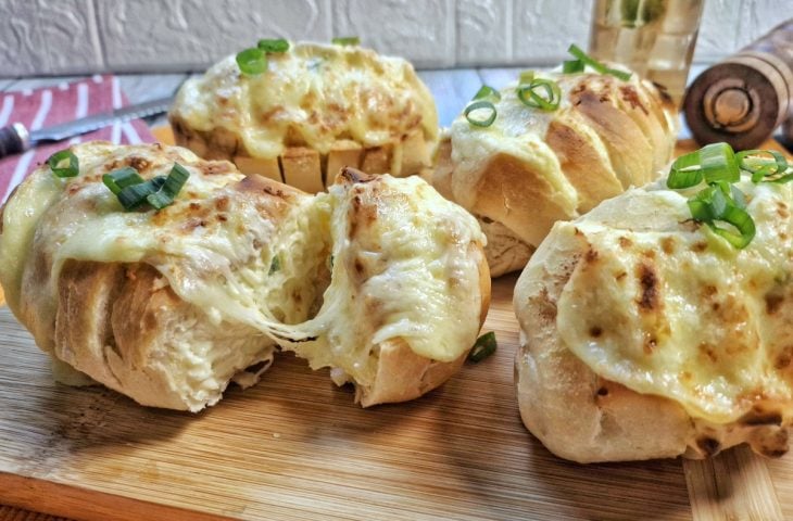 Pão de alho na air fryer