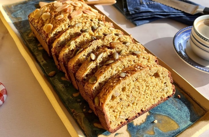 Pão de aveia com sementes