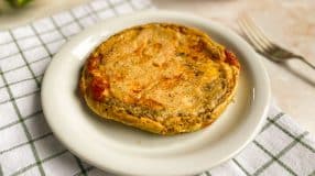 Pão de aveia de frigideira